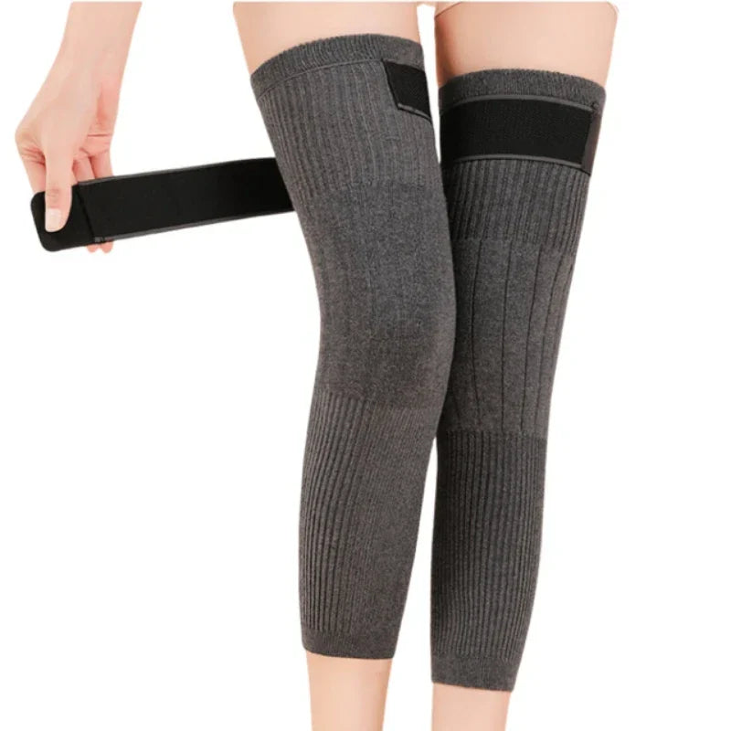Knee warmer for men and women thermal legs warmer for medical use fleece brace warmer knee pain relief