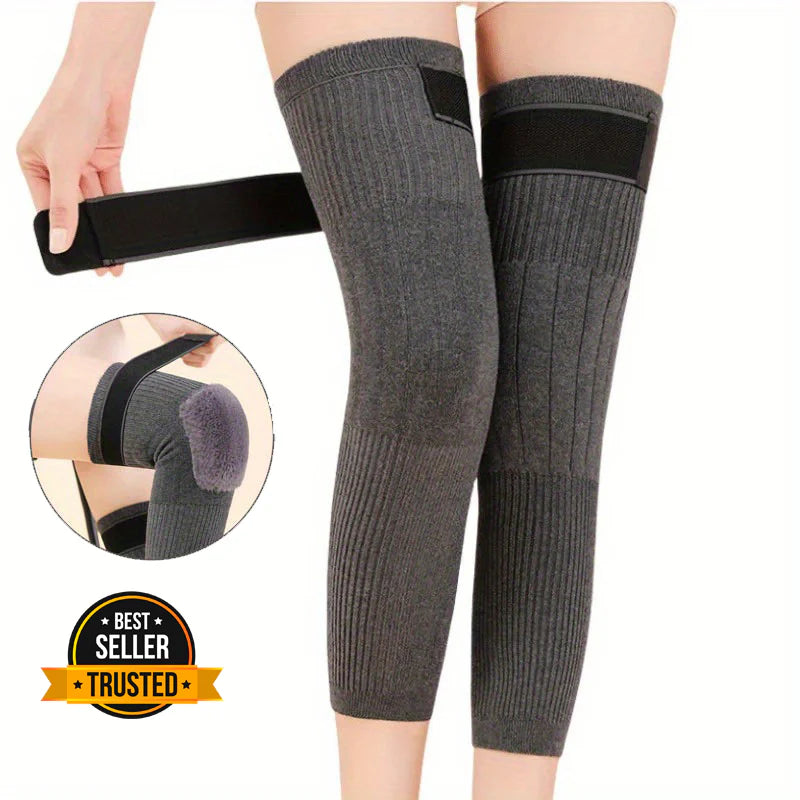 Knee warmer for men and women thermal legs warmer for medical use fleece brace warmer knee pain relief