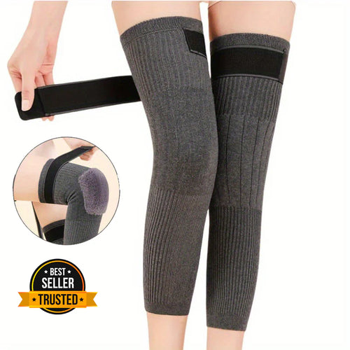 Knee warmer for men and women thermal legs warmer for medical use fleece brace warmer knee pain relief